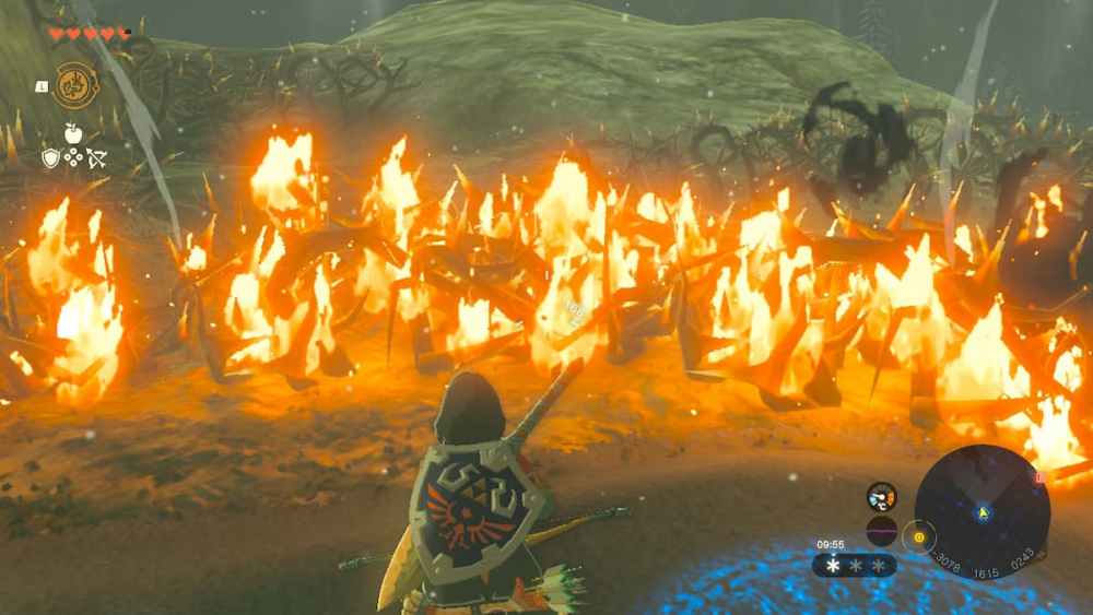 How to Get Past Thorn Bushes in Zelda Tears of the Kingdom