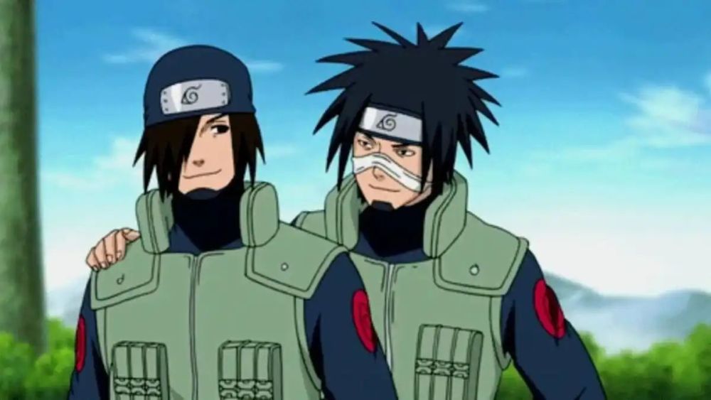 Izumo and Kotetsu in Naruto
