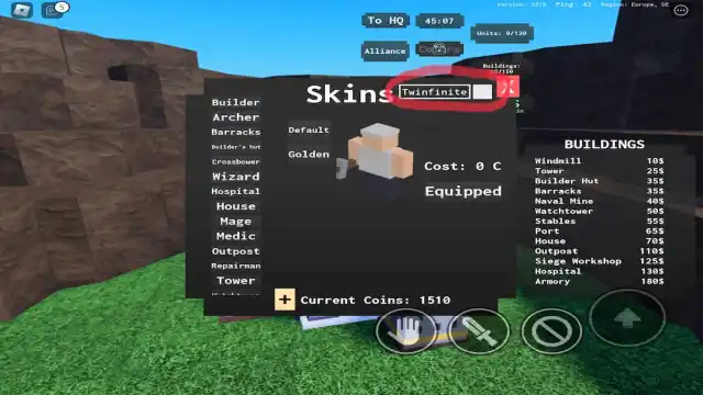 Medieval RTS codes on Roblox