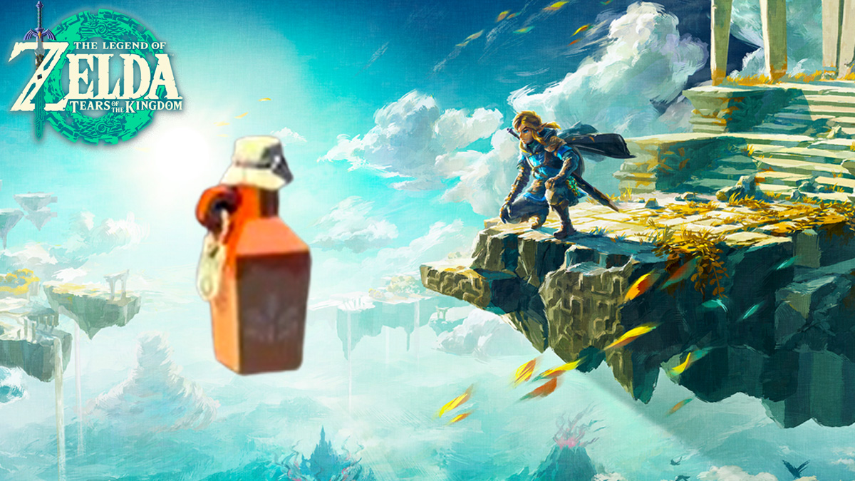 Oil Jar and Zelda TOTK logo on Tears of the Kingdom image