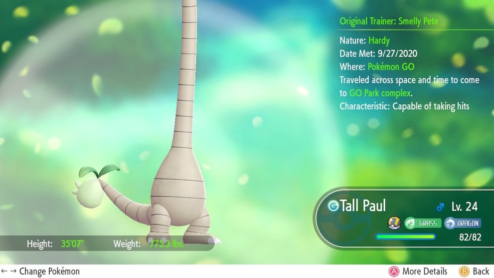 Alolan Exeggutor Pokemon Let's Go