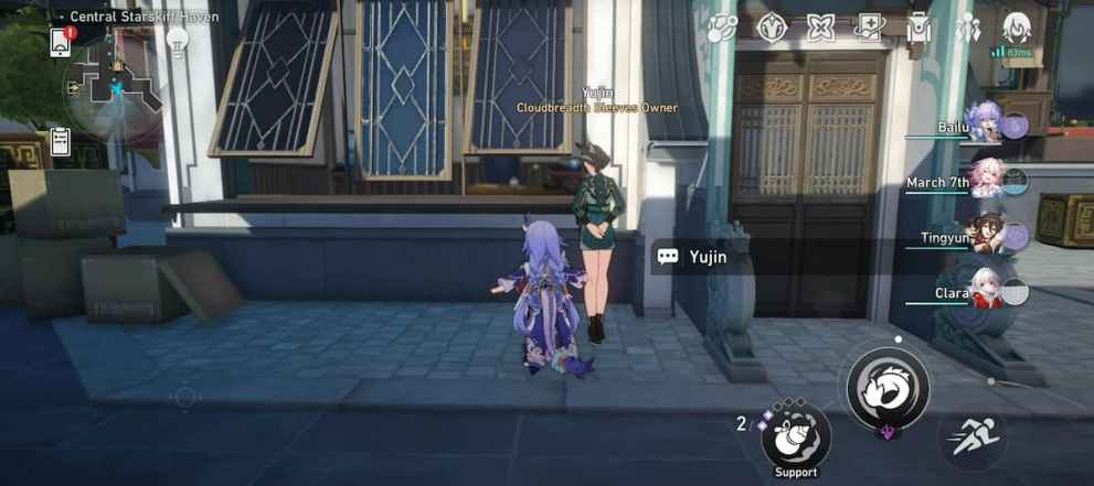 honkai: star rail yujin location