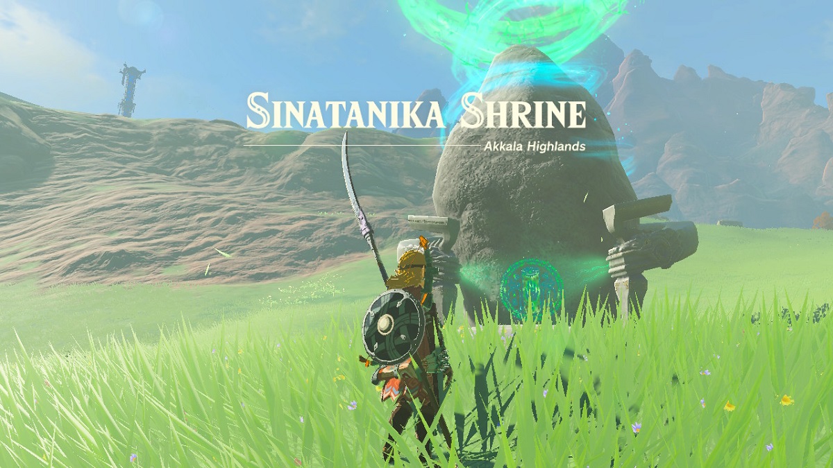 Sinatanika Shrine Puzzle Solution in Zelda Tears of the Kingdom