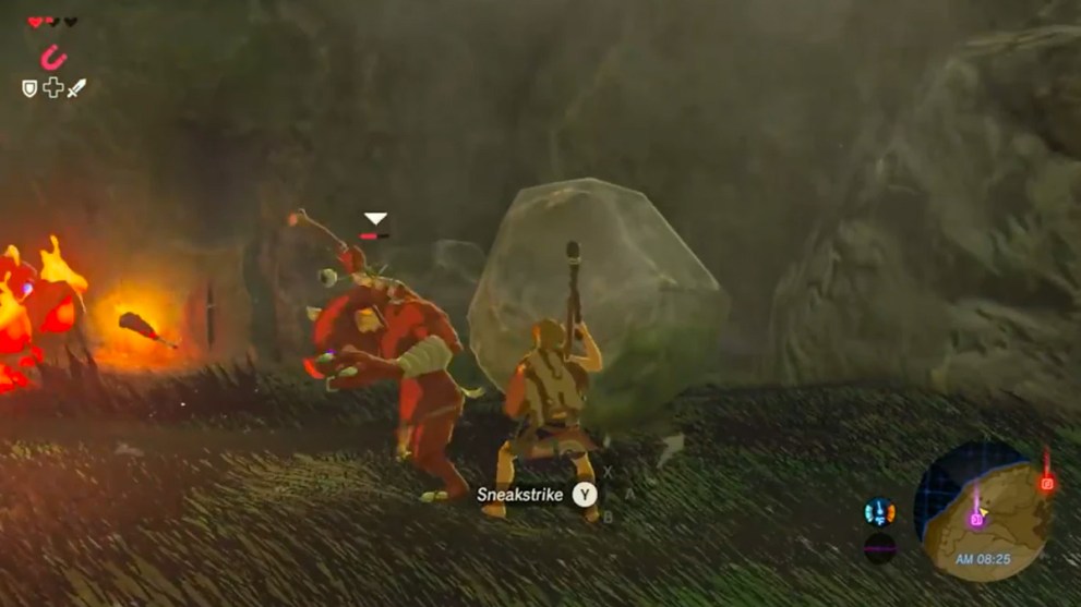 Sneakstrike in Zelda Breath of the WIld