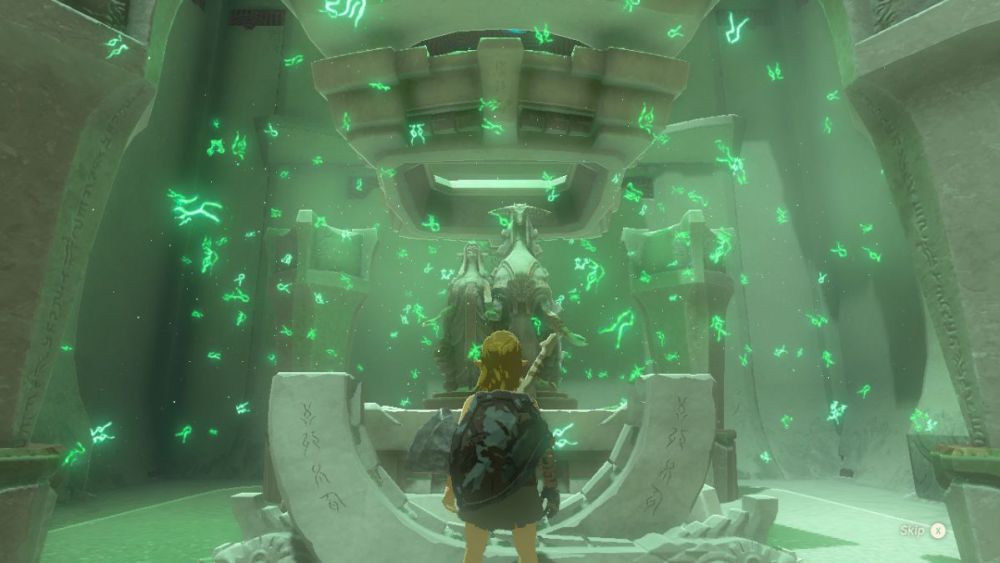 Sanctuaire nettoyé dans Zelda: Tears of the Kingdom