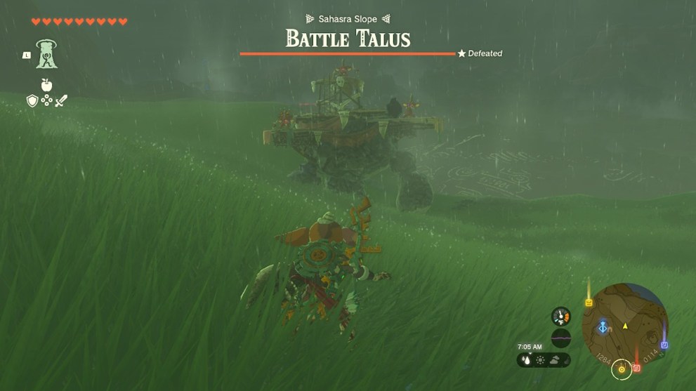 Battle Talus Boss