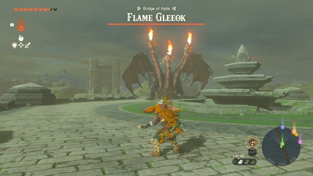 Flame Gleeok Boss