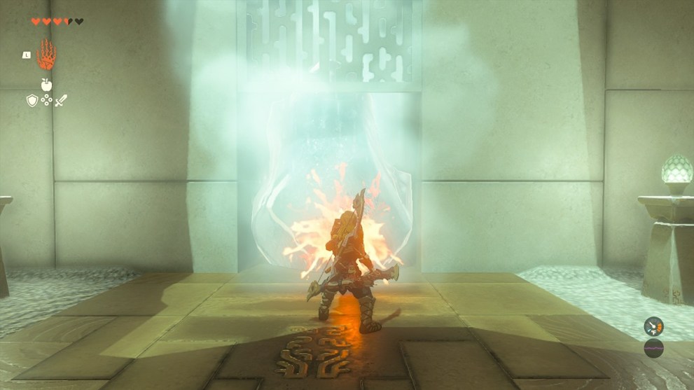 Ijo-o Shrine Using Flame-Emitter Shield