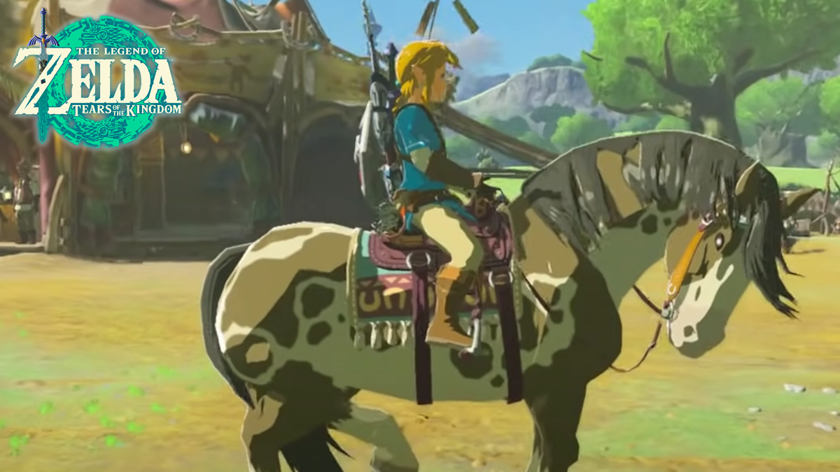 Link on a Horse in The Legend of Zelda: Breath of the Wild