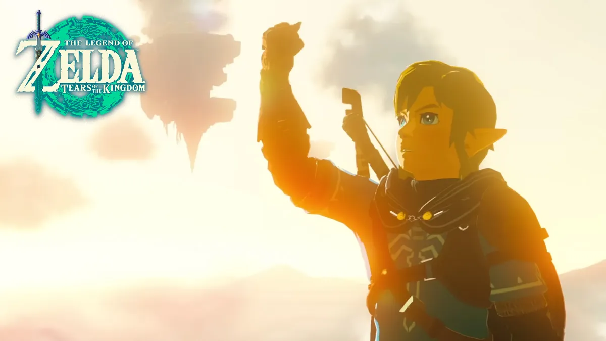 Link clenching his fist in Zelda: Tears of the Kingdom