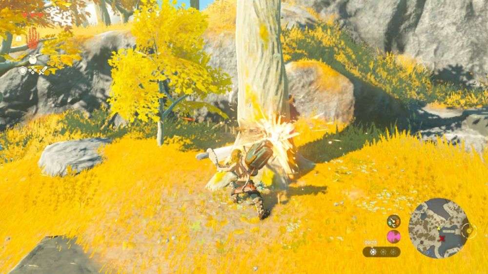 How to Cut Trees for Wood in Zelda Tears of the Kingdom