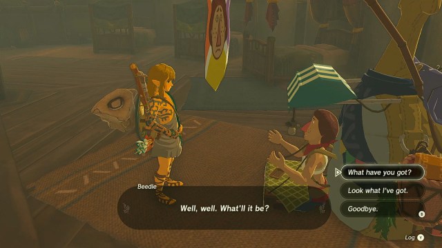 Beedle in Zelda TOTK.