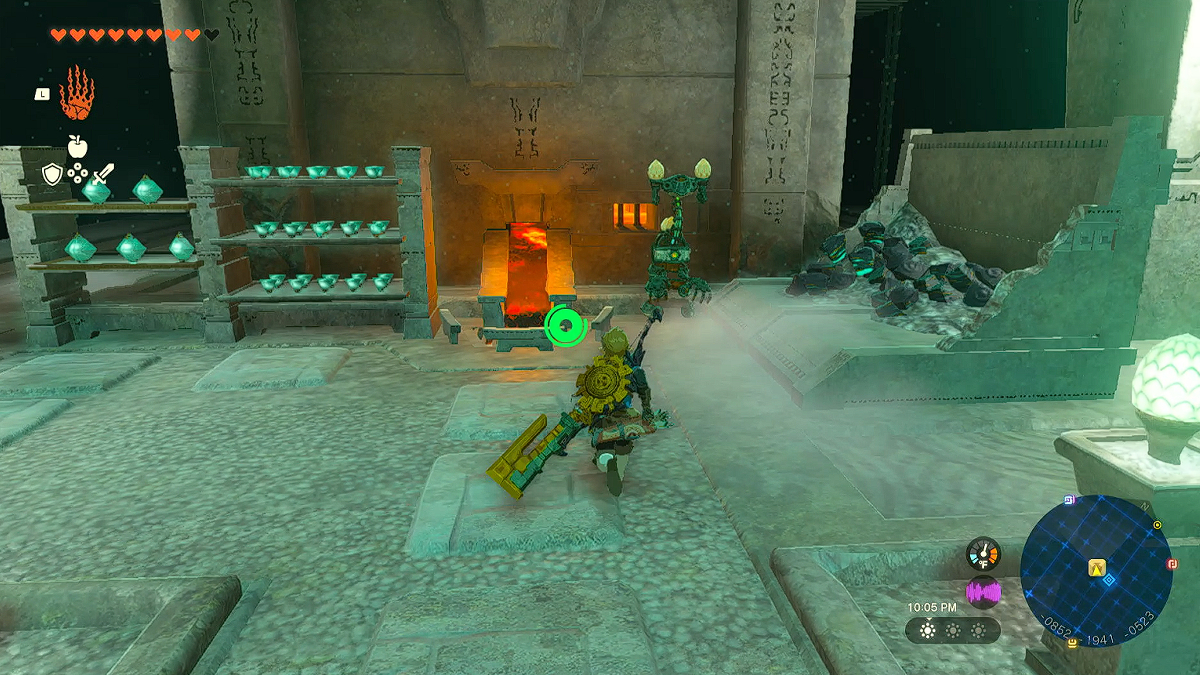Underground Central Forge in Zelda TOTK