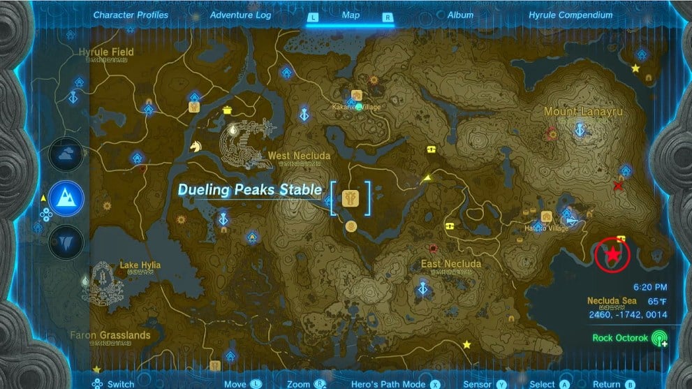 Ganon's Giant Horse Location in Zelda TOTK.