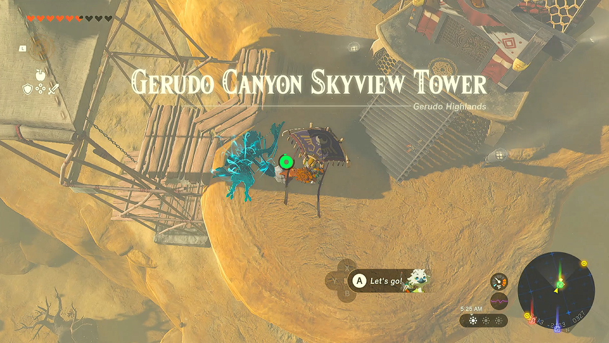 How to Unlock Gerudo Canyon Skyview Tower in Zelda: Tears of the Kingdom