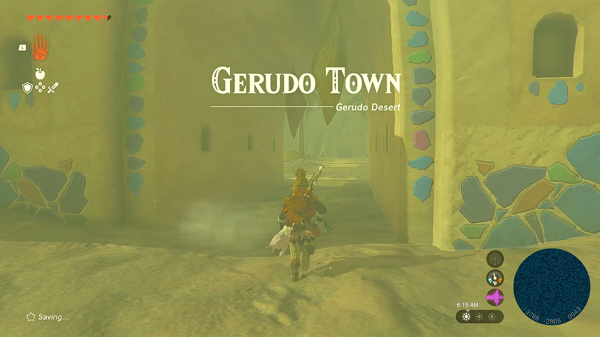 Gerudo Town in Zelda TOTK.