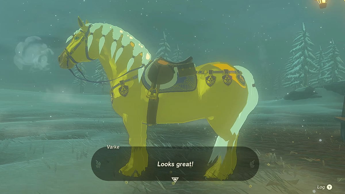 Zelda TOTK Golden Horse.