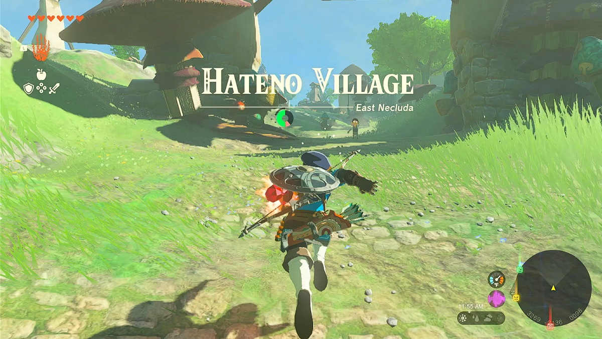 Hateno Village in Zelda TOTK.