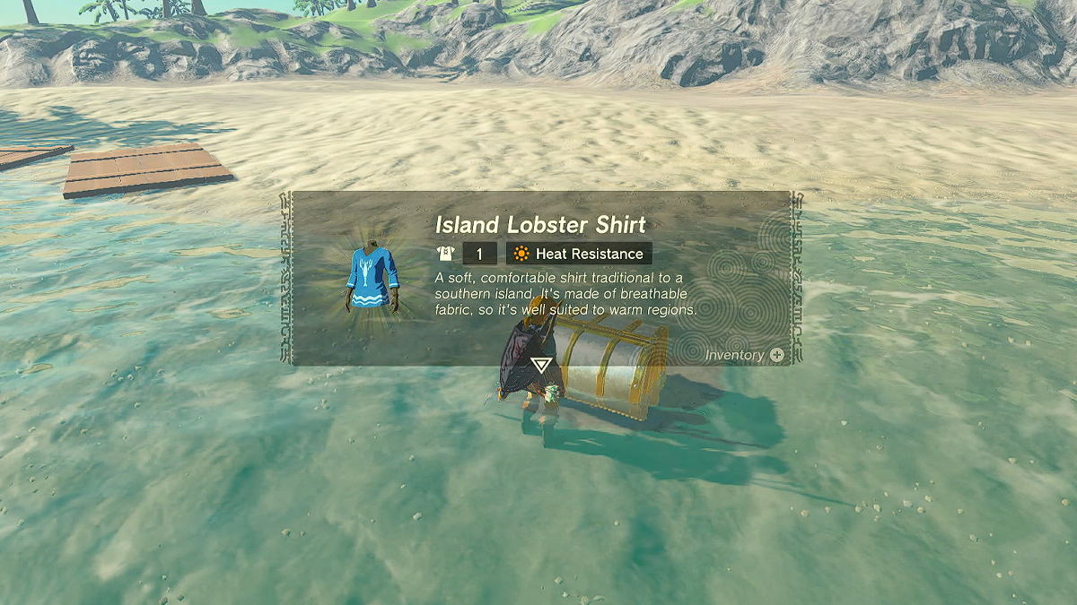 How to Get Island Lobster Shirt in Zelda: Tears of the Kingdom