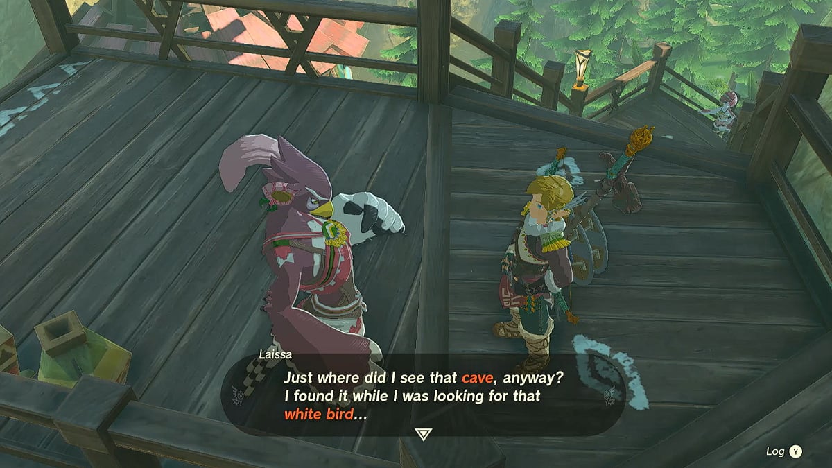 Laissa in White Bird's Guidance quest in Zelda TOTK.