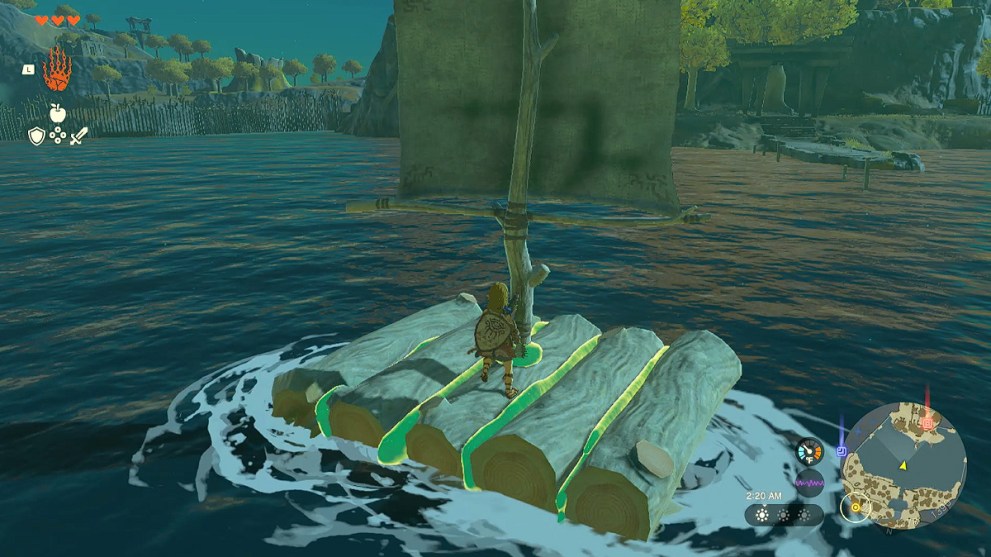 Zelda TOTK Sailing Boat