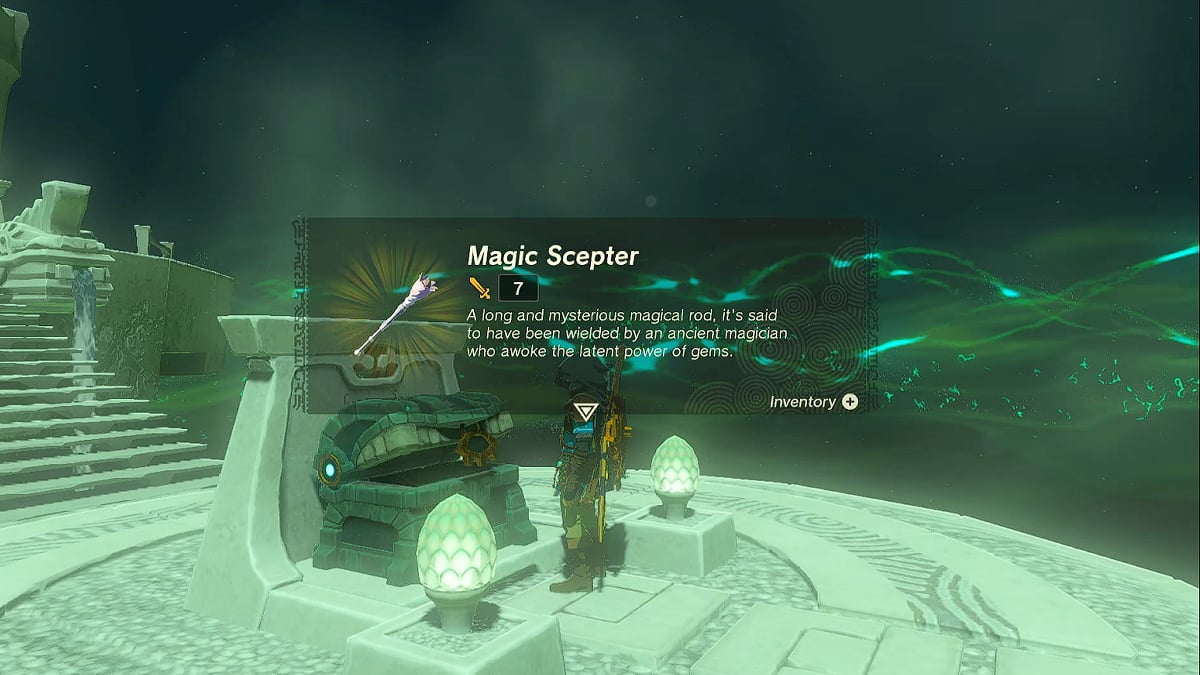 Magic Scepter in Zelda TOTK.