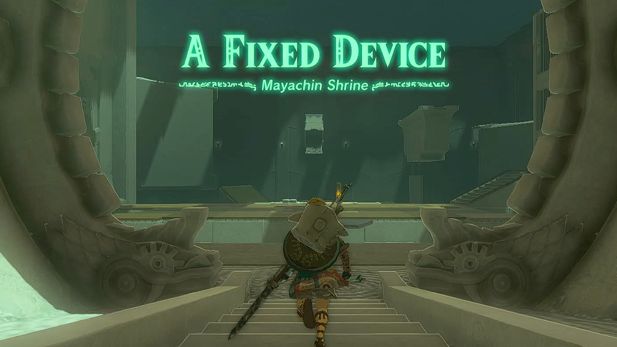 Zelda TOTK Mayachin shrine.