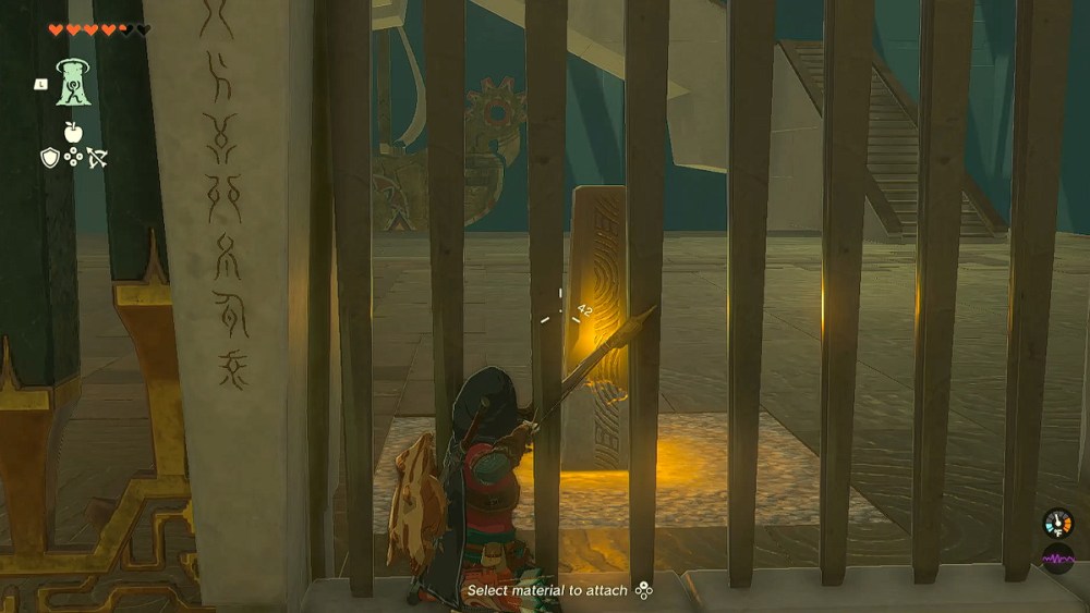 Zelda TOTK Mayaumekis shrine switch.