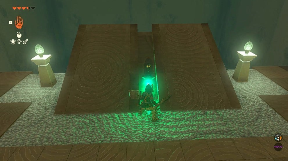 Rocket in the Oromuwak shrine in Zelda TOTK.