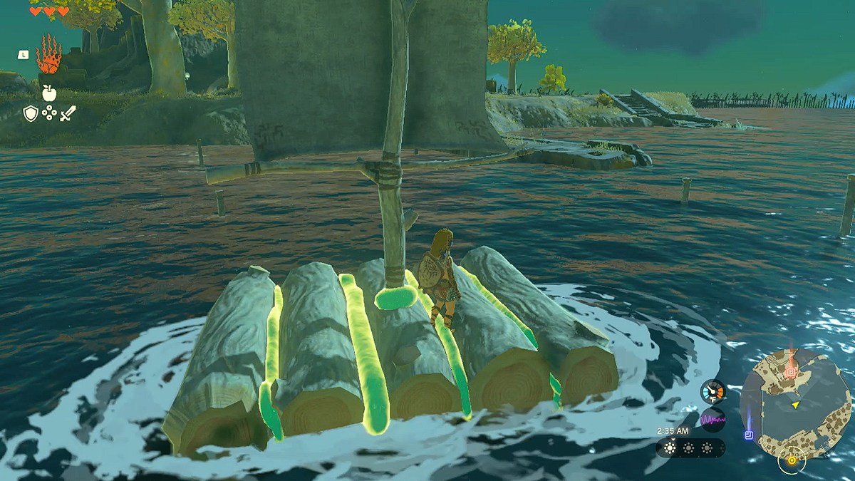 Zelda Nes Raft How to Make Boats & Rafts in Zelda Tears of the Kingdom - Twinfinite