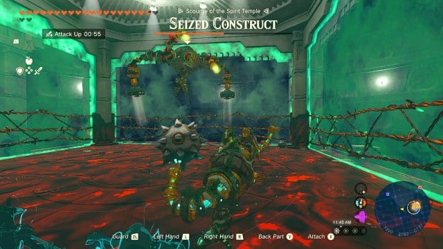 Seized Construct Boss Fight Phase Two in Zelda TOTK.