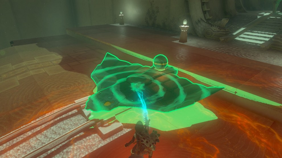 attach a ball to the plane in the apogek shrine