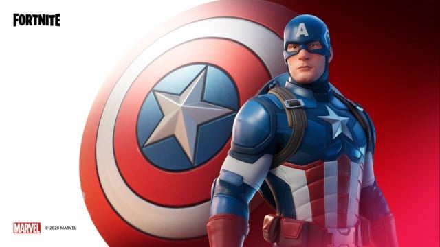 Captain America in Fortnite