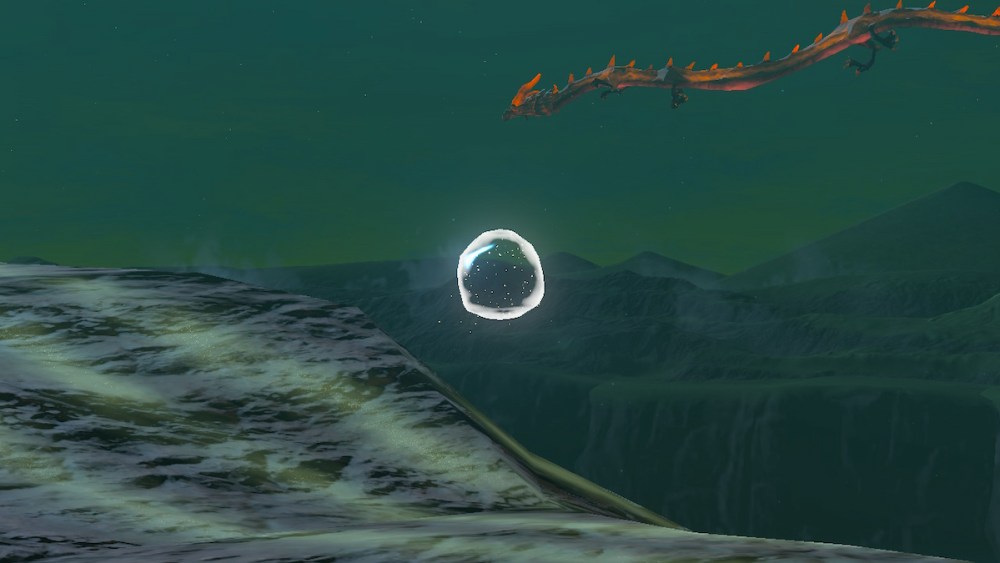 zelda tears of the kingdom dragon flying behind dragon tear