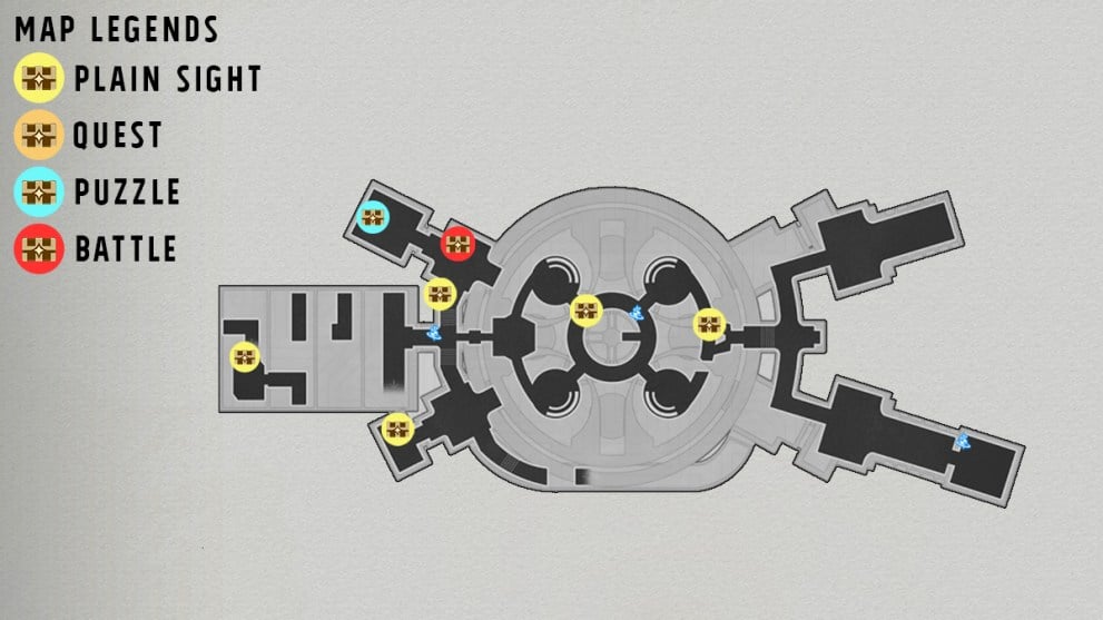 All Treasure chests in Storage Zone 1F