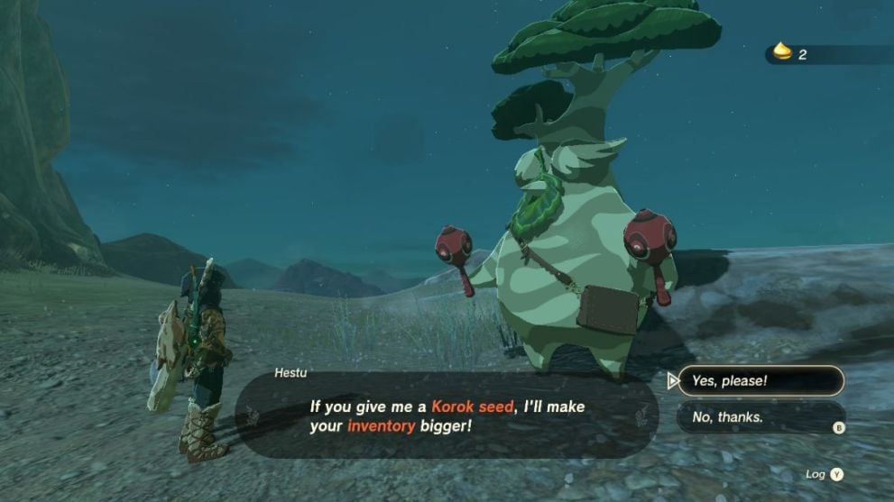 Hestu's location in Tears of the Kingdom