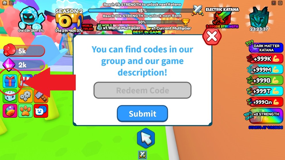 how to redeem strong ninja simulator codes