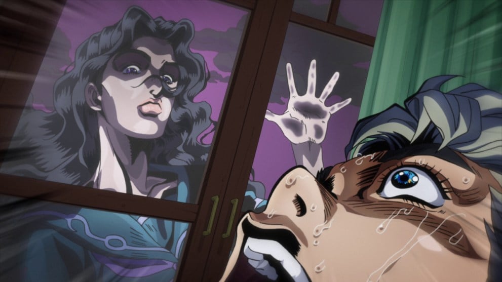 Yukako Yamagishi pays Koichi Hirose a terrifying visit in JoJo's Bizarre Adventure 