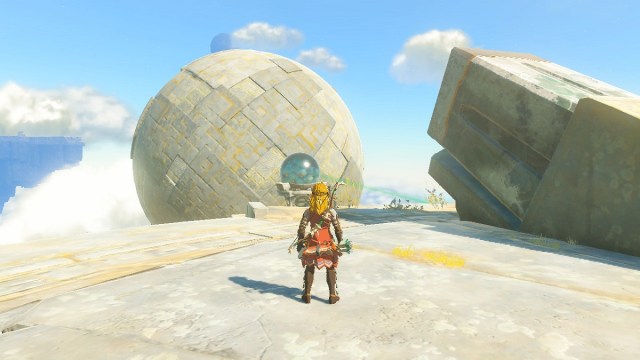 launch yourself into the sky island orb