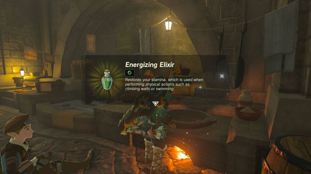 How to make Energizing Elixir in Zelda: Tear of the Kingdom