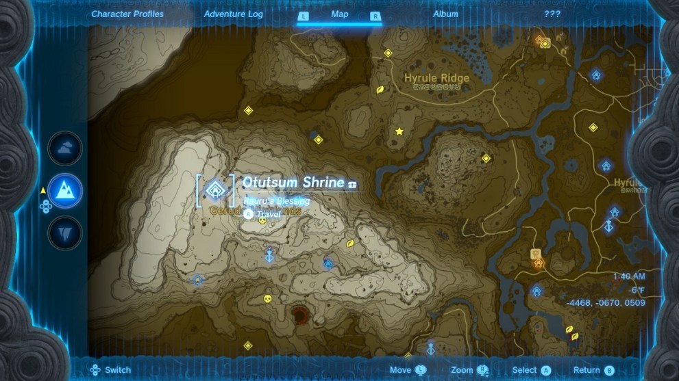 otutsum shrine location in zelda tears of the kingdom