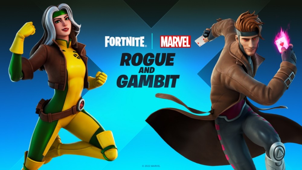 Rogue et Gambit à Fortnite