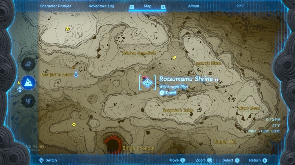 rotsumamu shrine location in zelda tears of the kingdom