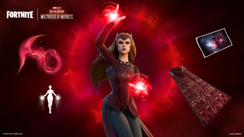 Scarlet Witch's set in Fortnite