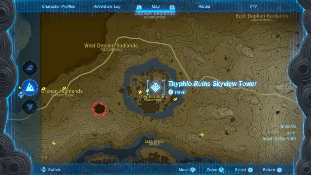 How to Unlock Thyphlo Ruins Skyview Tower in Zelda: Tears of the Kingdom