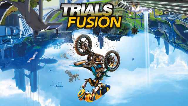Bike stunt in Trials Fusion.