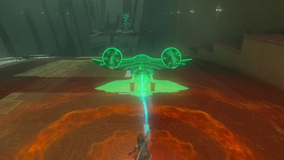 use a plane to reach the shrine of light in apogek shrine