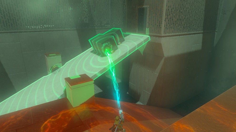 use recall on the seesaw to reach shrine of light