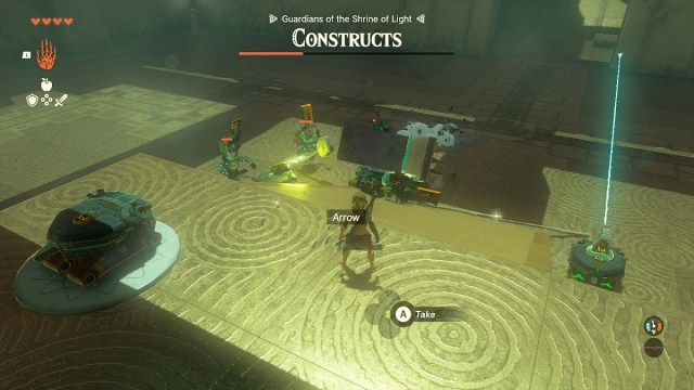 using the homing carts as warriors in zelda tears of the kingdom