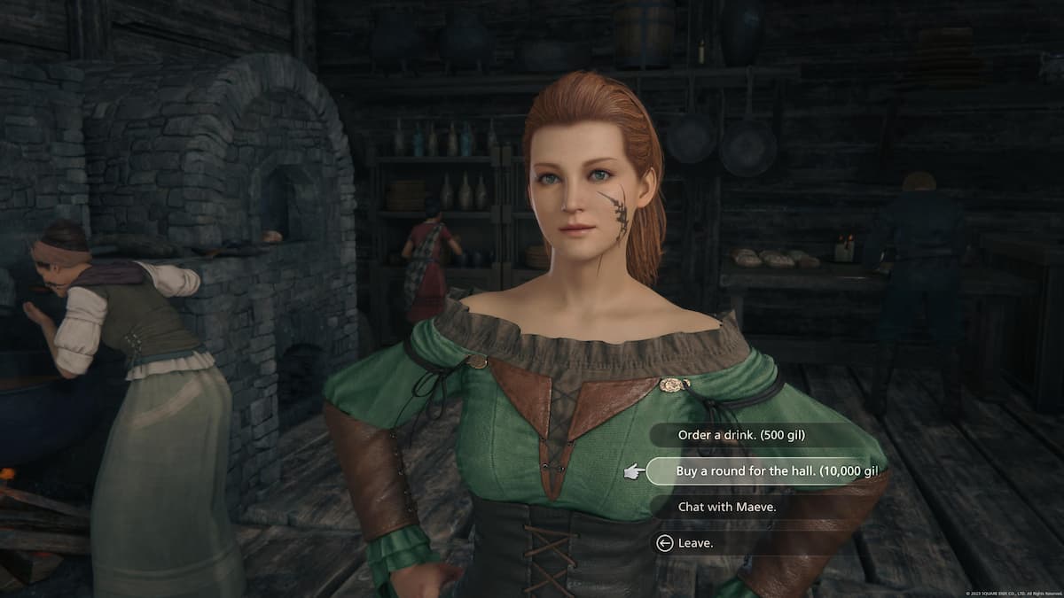 Buying a Round for the Hall Option in FF16